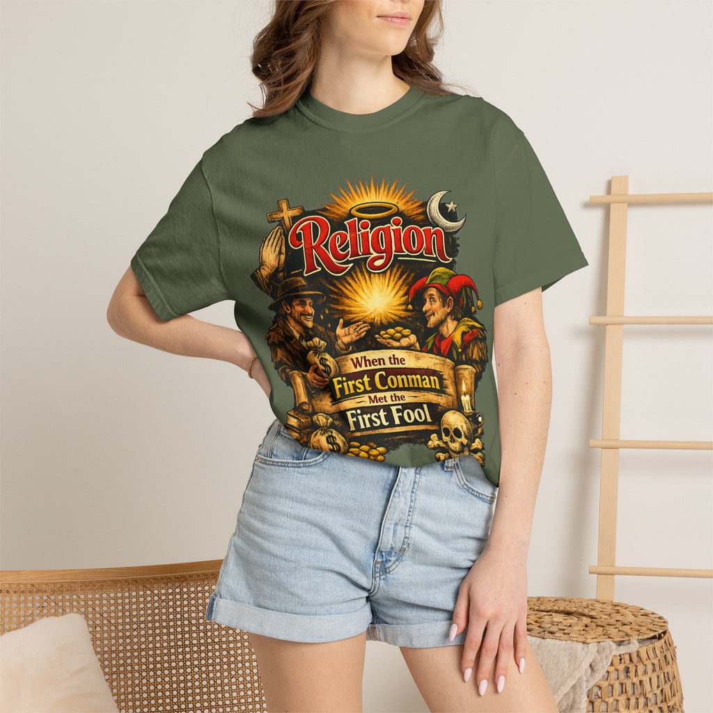 "The Original Transaction" Unisex Garment-Dyed T-shirt