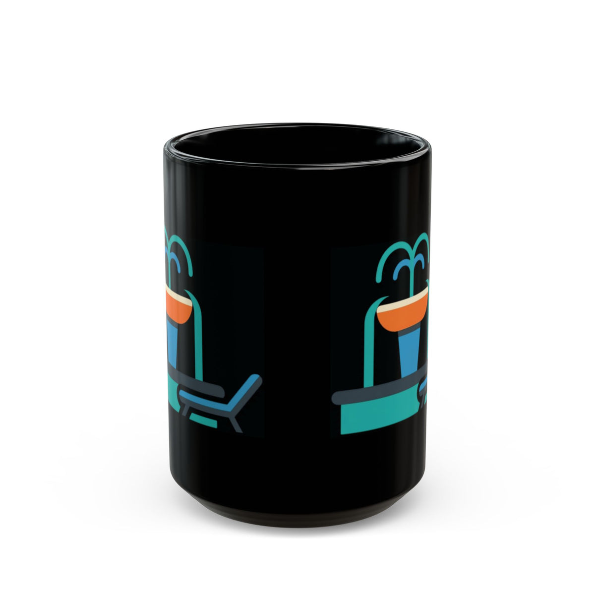 "July Member" Black Ceramic Mug — Graphic