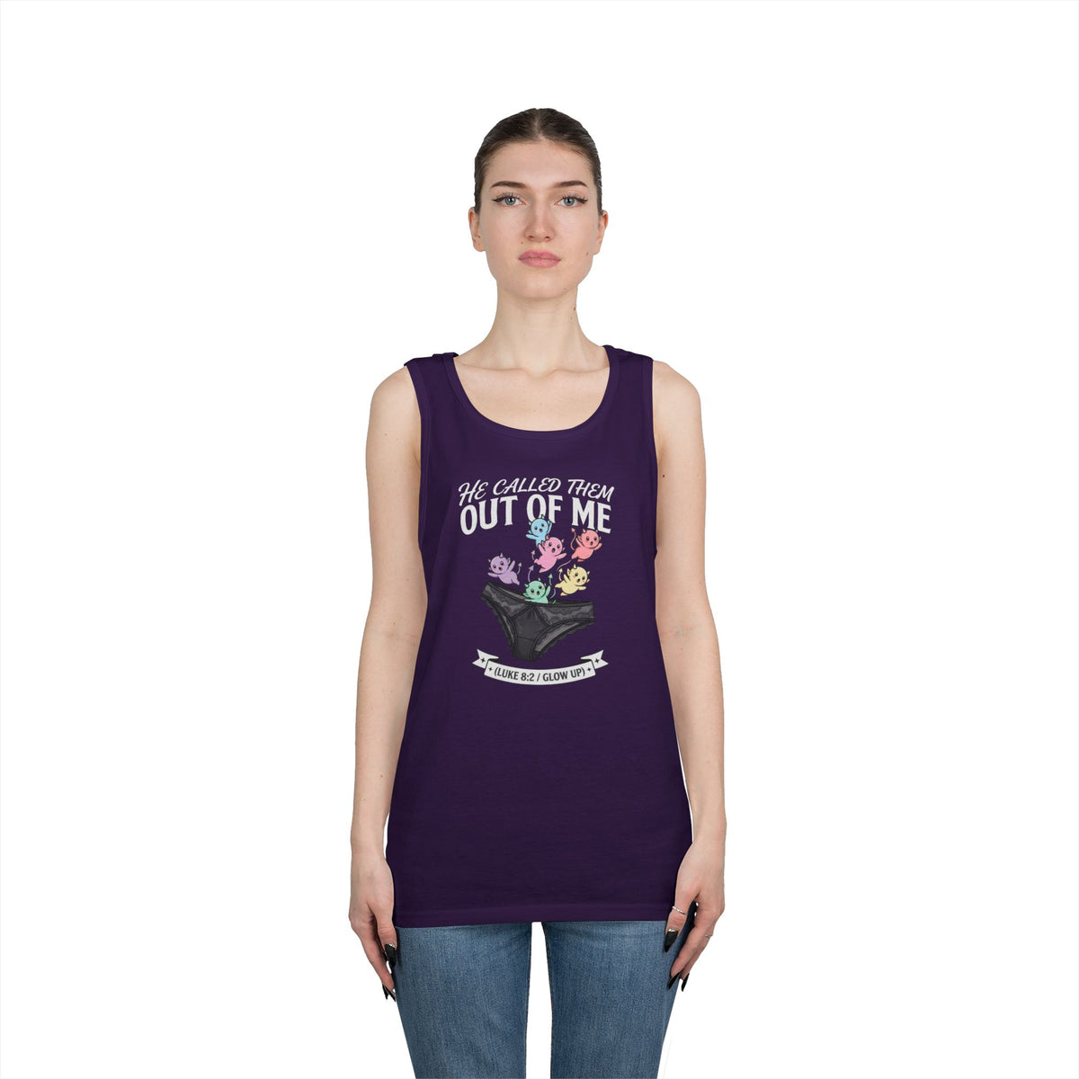 "Good Book Series He Called Them Out Of Me" Tank Top