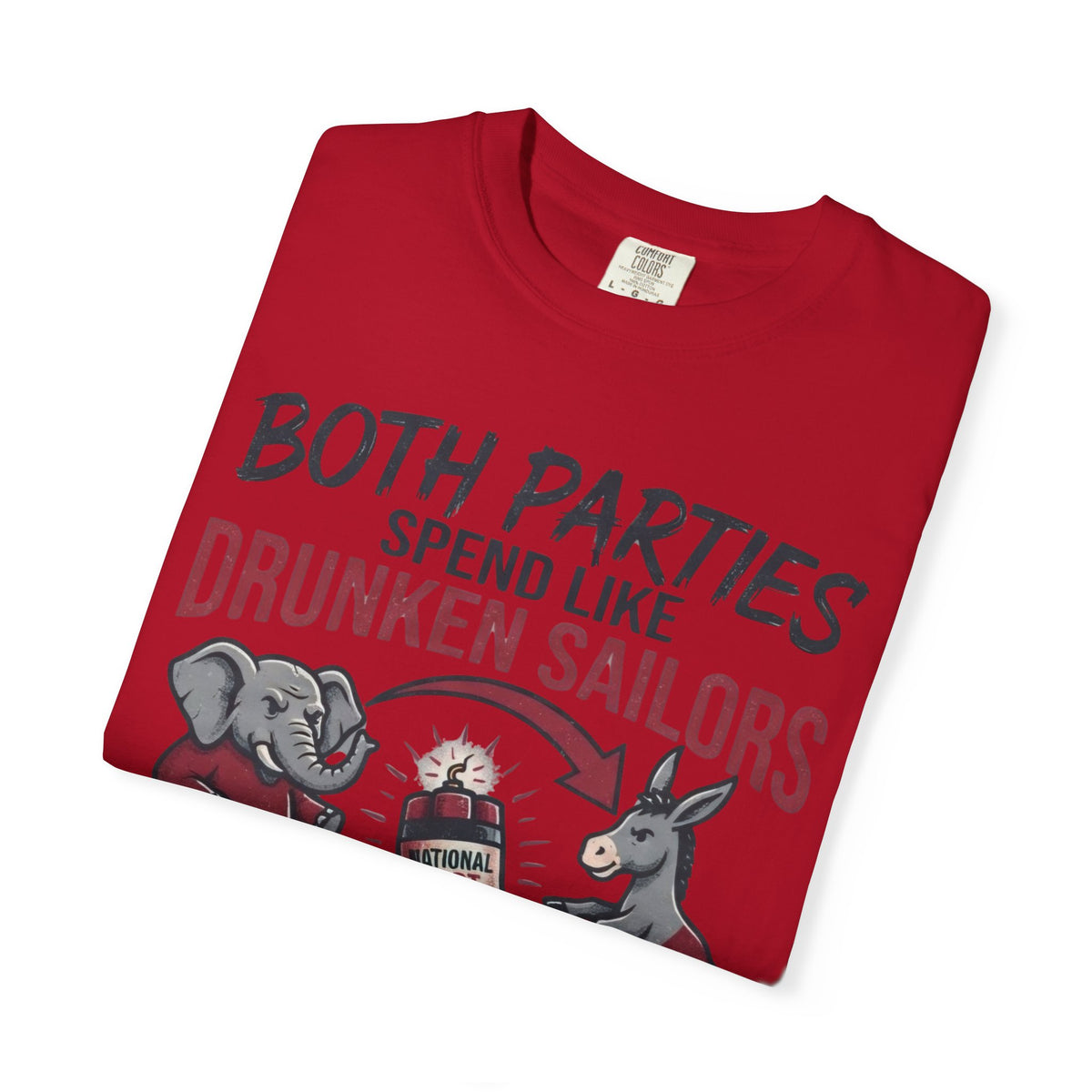 Protest Series - Audit The Spending Unisex Garment-Dyed Tee