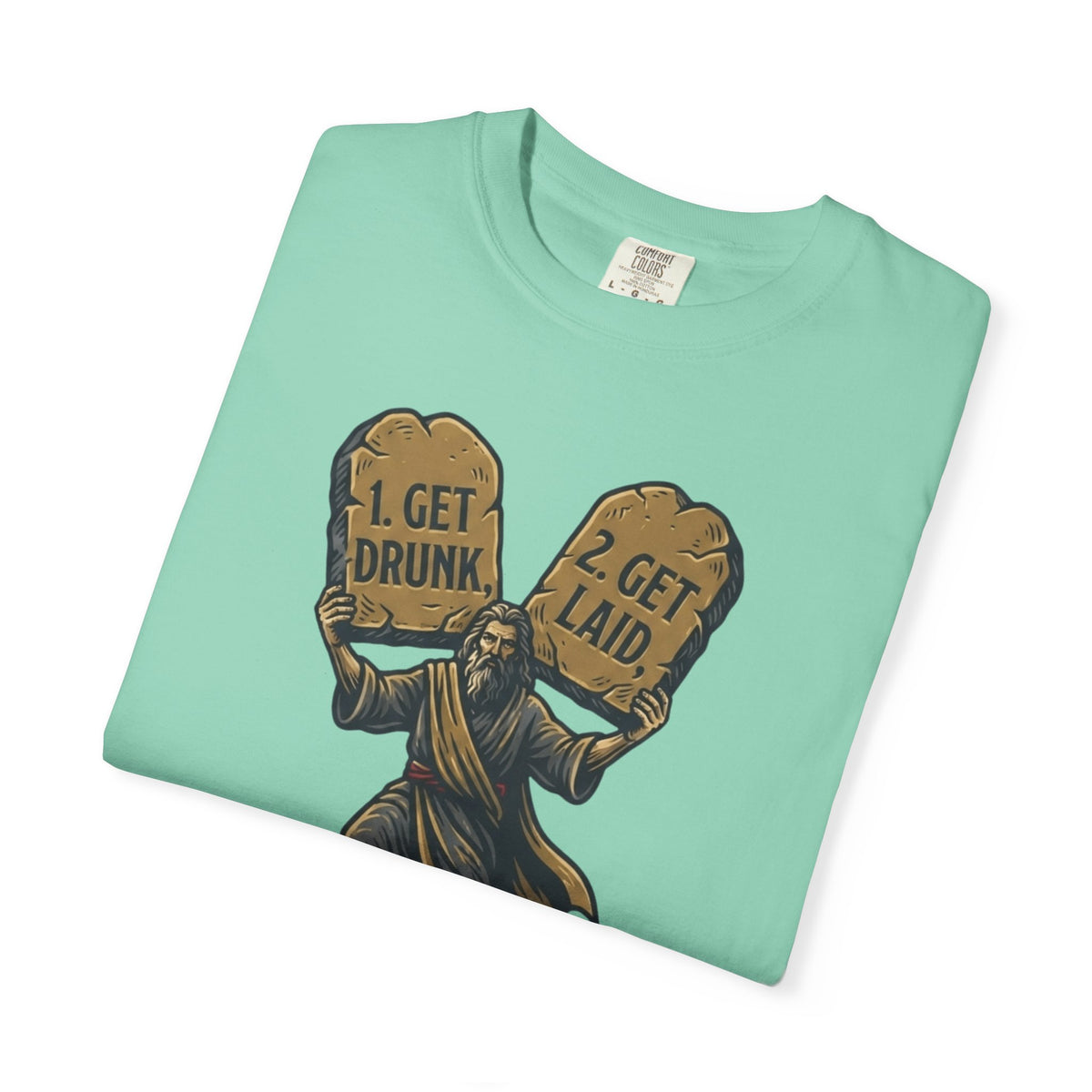 11th and 12th Commandment Unisex Garment-Dyed Tee