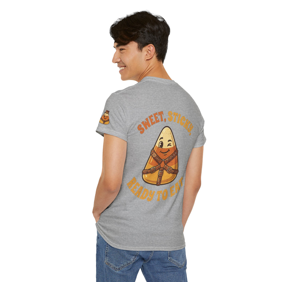 Color: Sport Grey | Sweet Sticky Ready to Eat Premium Graphic Tee
