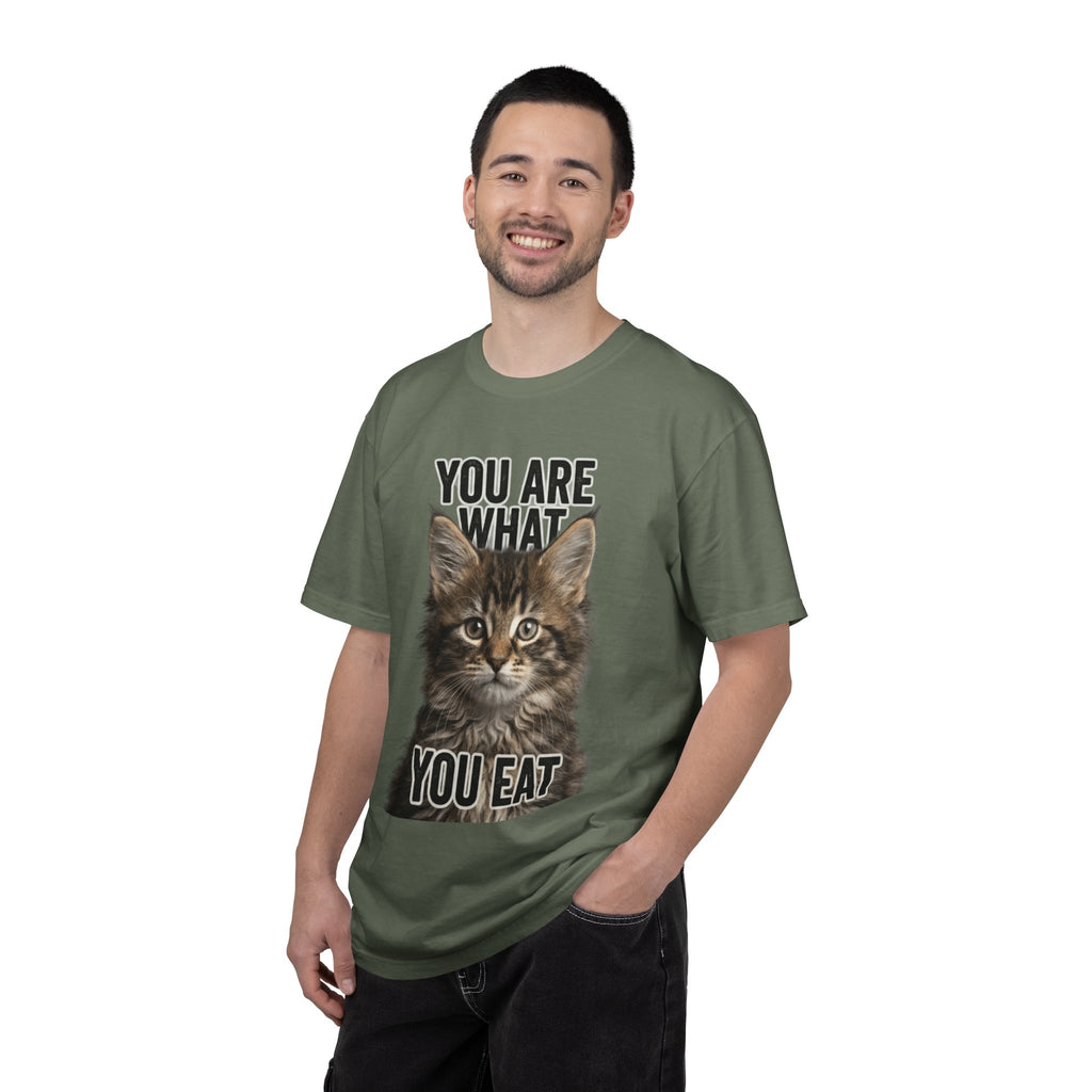 "You Are What You Eat - Cat 4" Unisex Garment-Dyed T-shirt