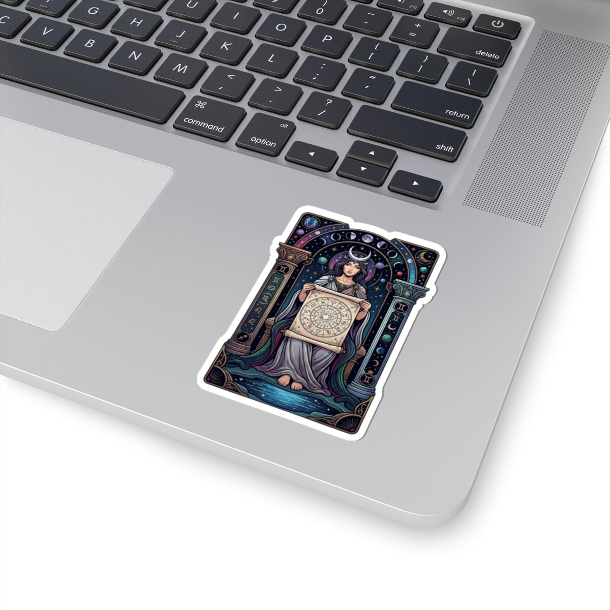 "The Cosmic Tarot (High Priestess)" Sticker — Main