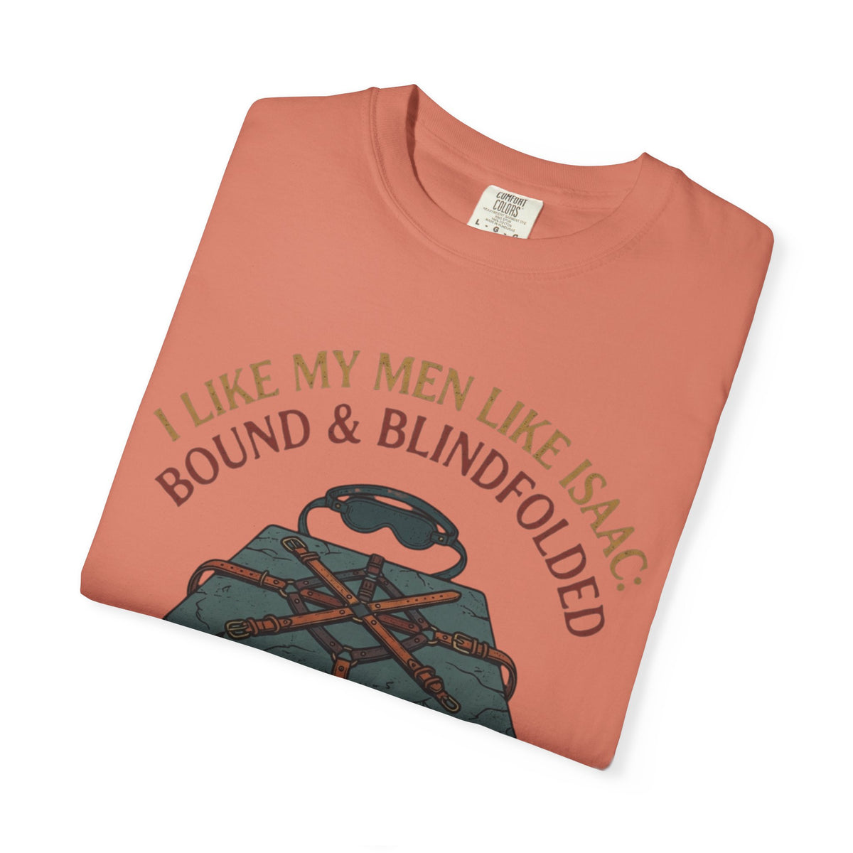"Good Book Series Bound & Blindfolded" Unisex Garment-Dyed Tee