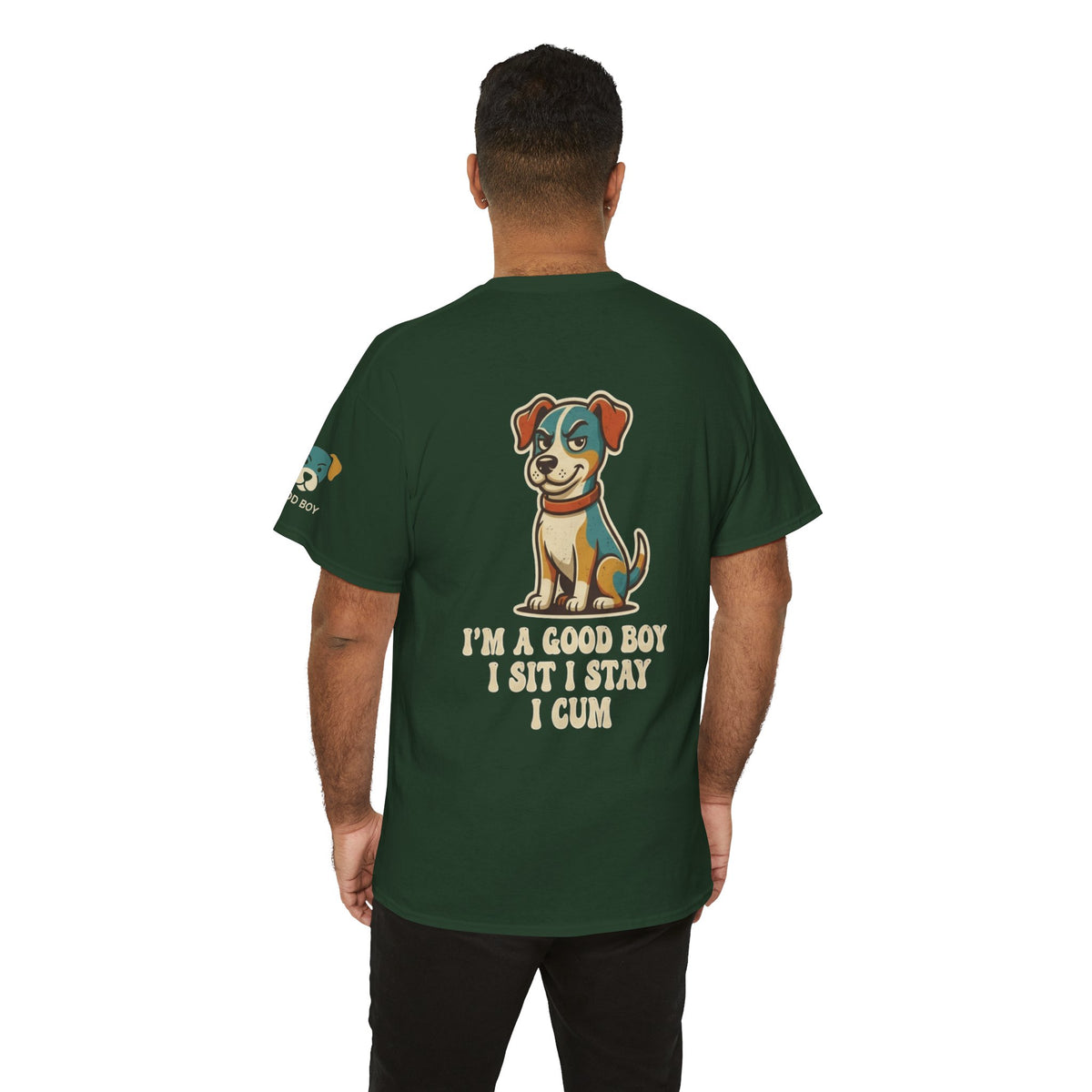 Color: Forest Green | I'm A Good Boy Premium Graphic Tee