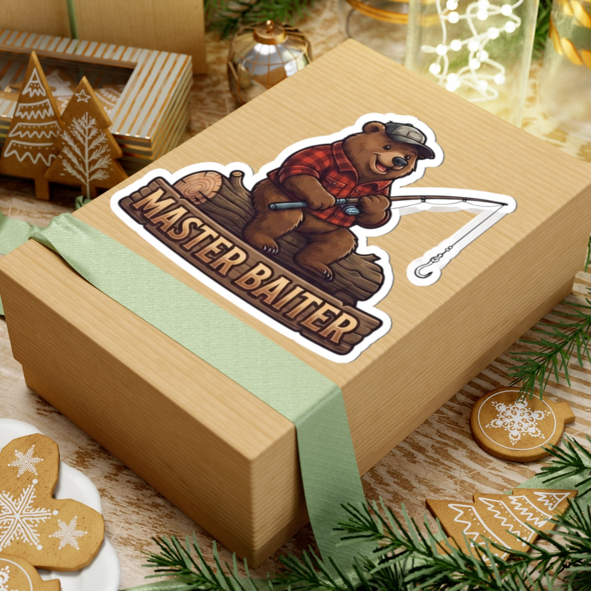 "Bear Master Baiter" Sticker — Main