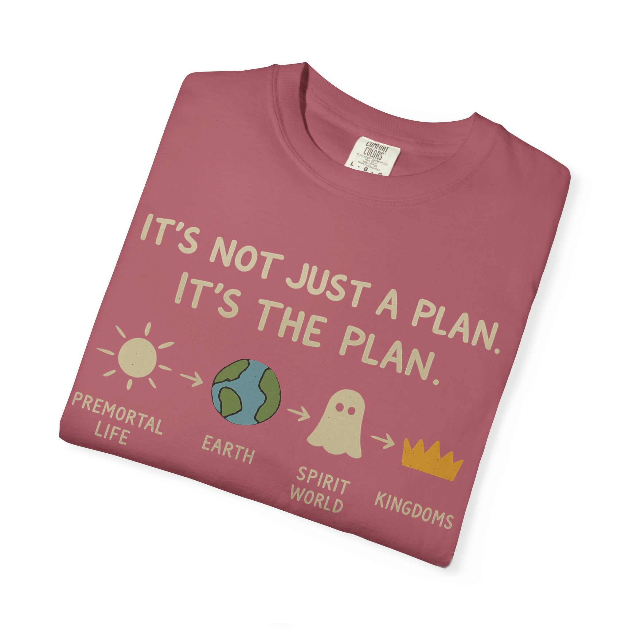 "It's The Plan" Unisex Garment-Dyed T-shirt