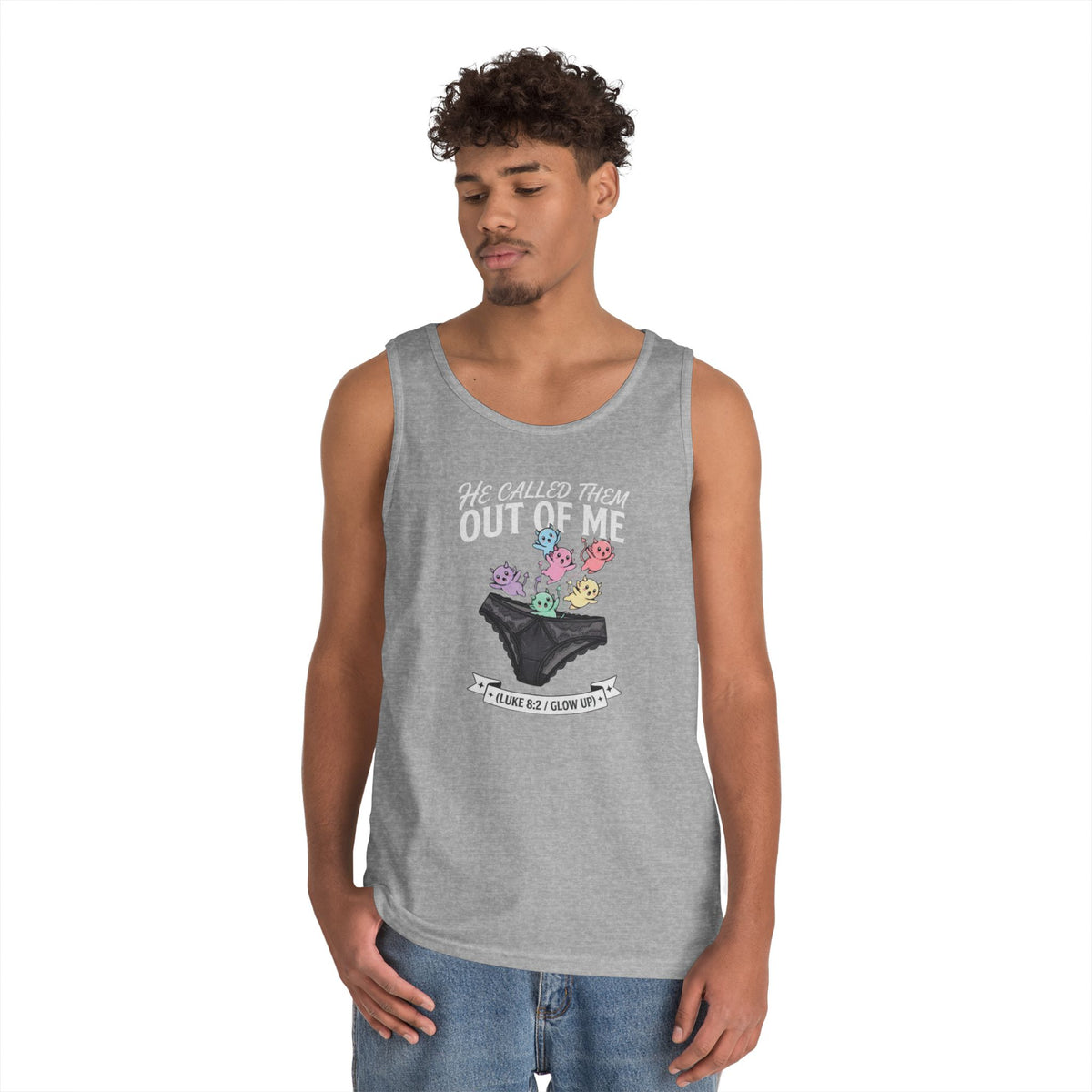 "Good Book Series He Called Them Out Of Me" Tank Top