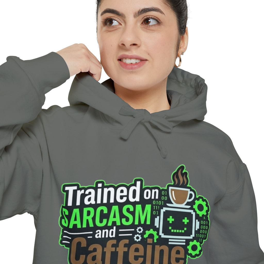 Sarcasm Training Graduate | Garment-Dyed Hoodie — AttitudeShirts