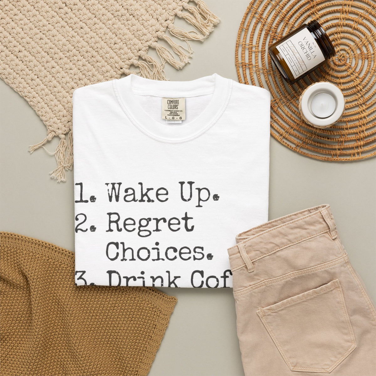 "Daily Schedule Asset" Unisex Garment-Dyed Tee
