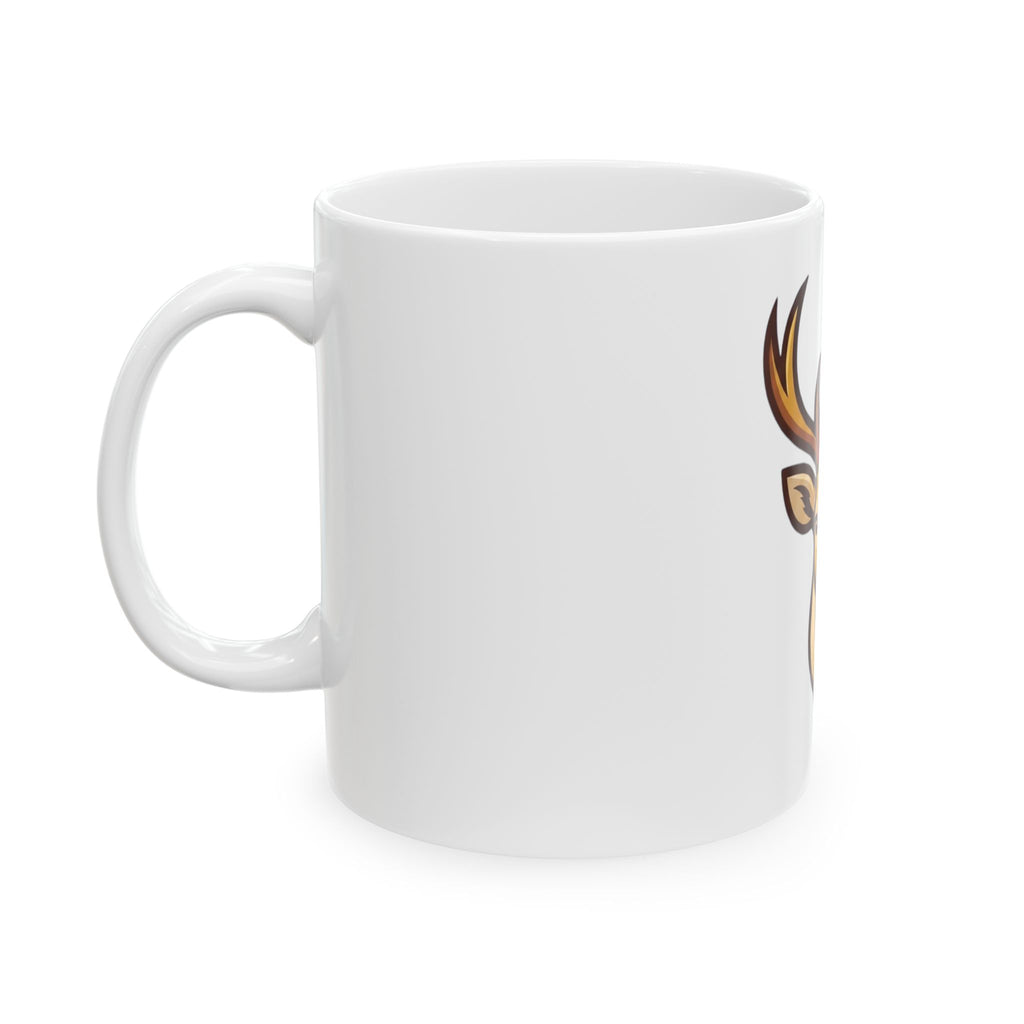 "August Legend" White Ceramic Mug — Graphic