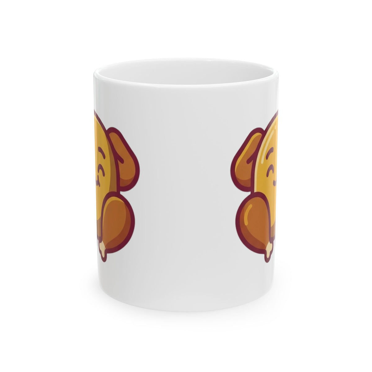 "This Turikey Or Your Opinion" White Ceramic Mug — Graphic