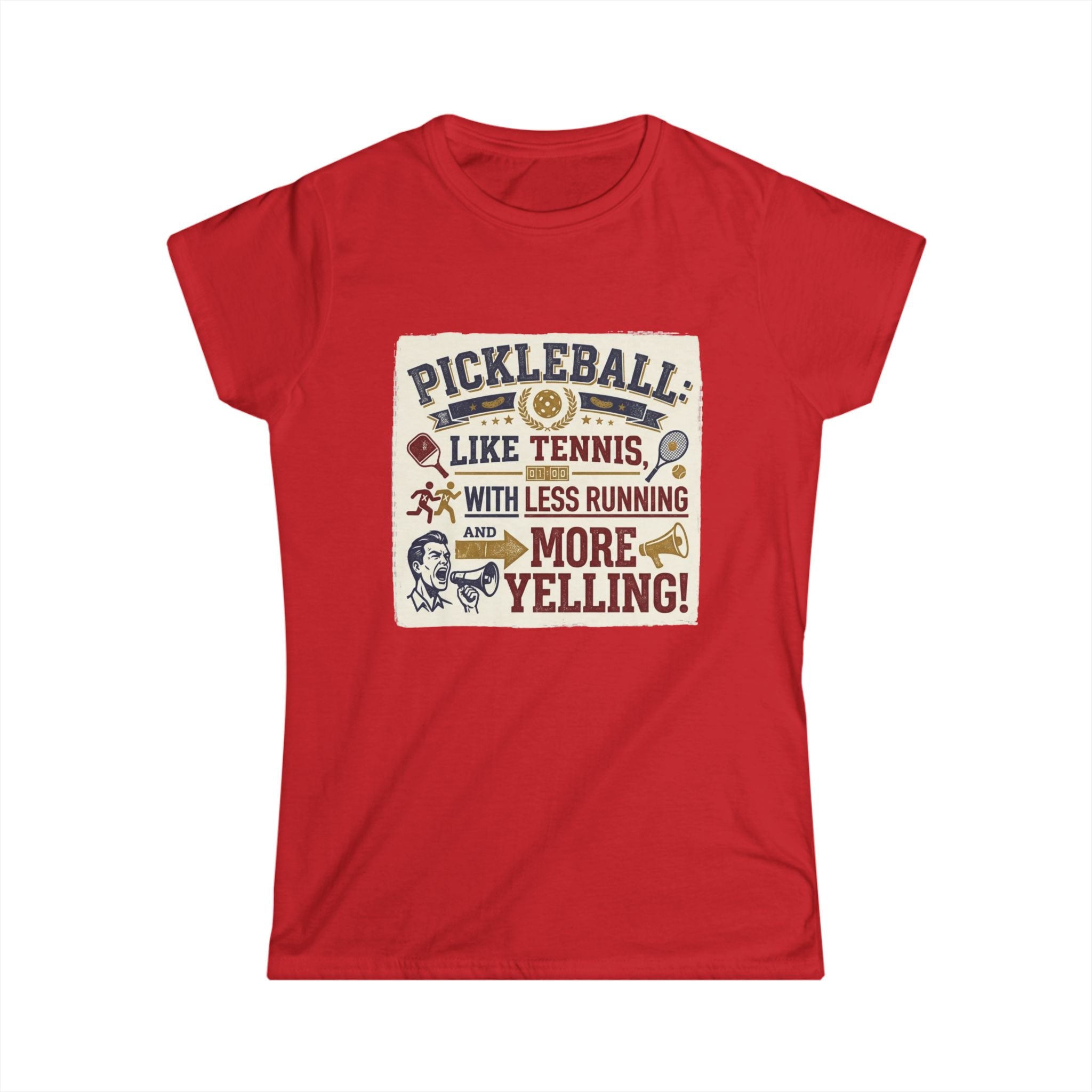 Pickleball: Tennis for People Who Gave Up | Women's Tee — AttitudeShirts