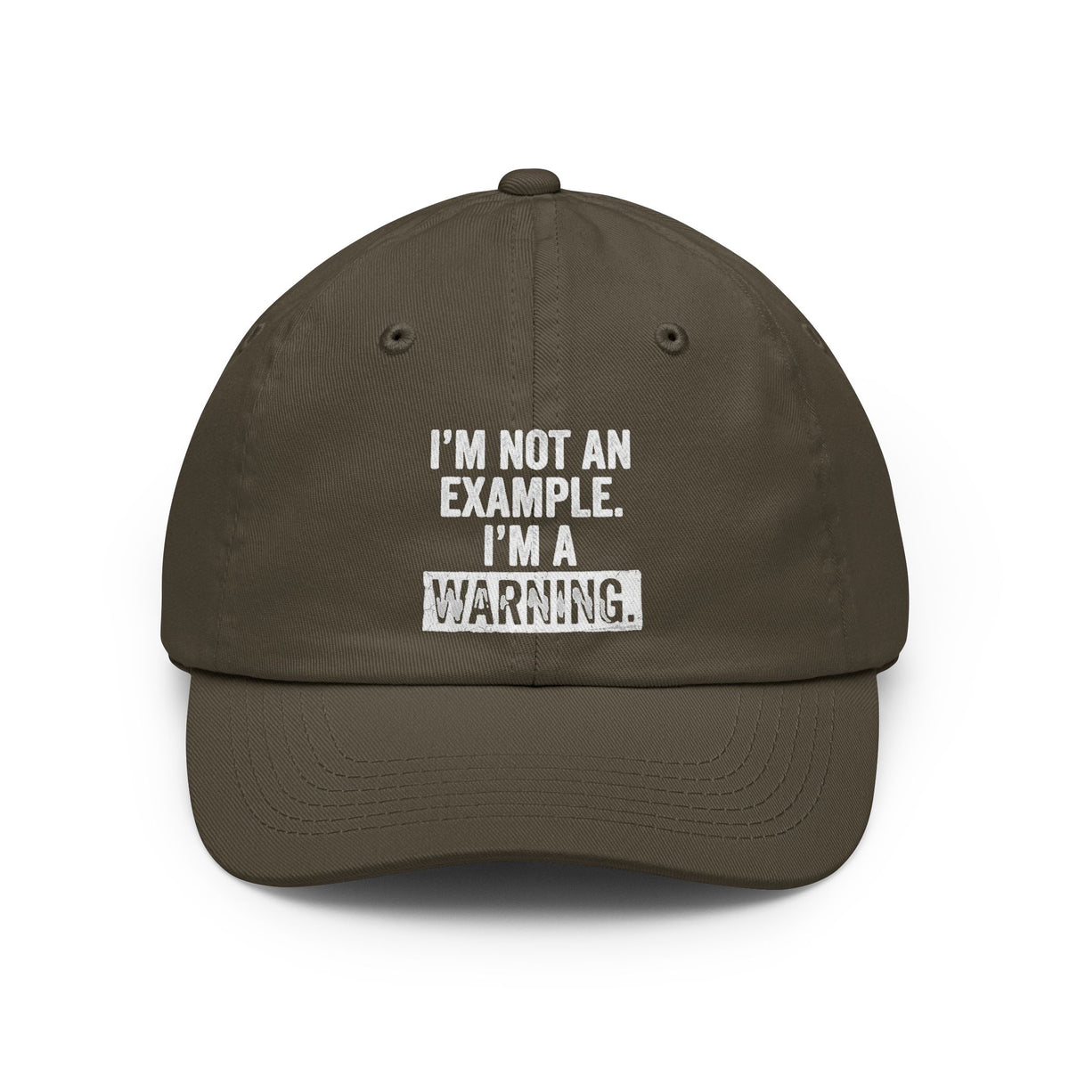 Color: Olive | I'm Not An Example Dad Hat