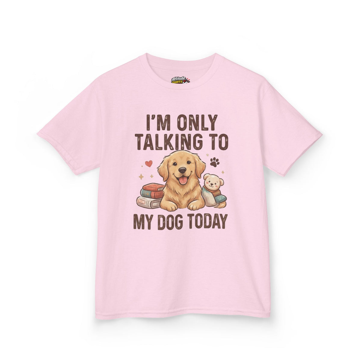 "I'm Only Talking To My Dog Today" Kids Tee