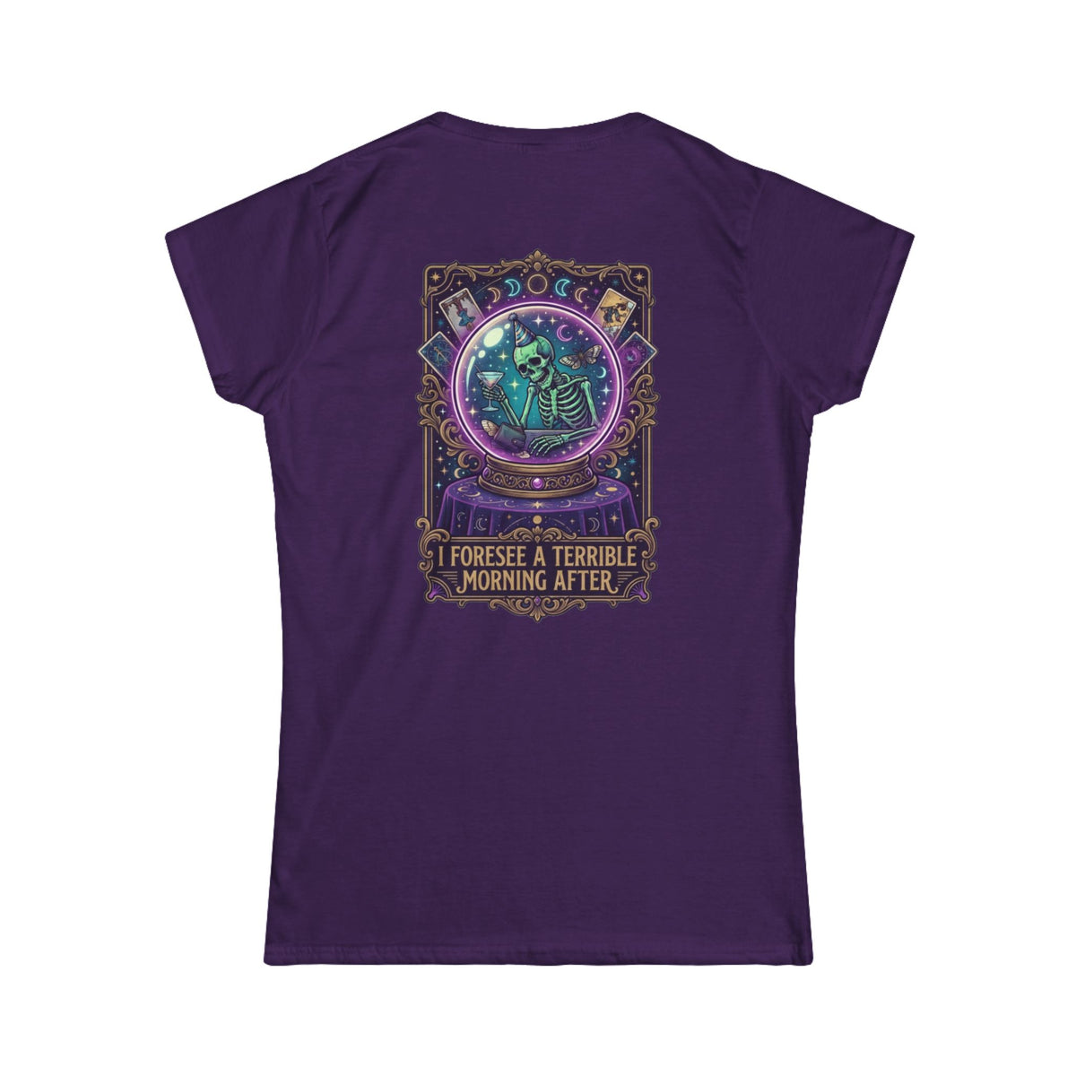 Color: Purple | I Foresee A Terrible Morning After Women's Tee