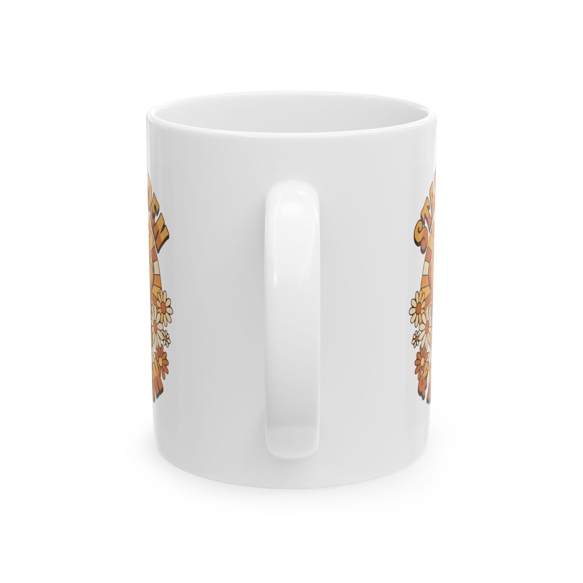 "Stay Golden & Bark On" White Ceramic Mug