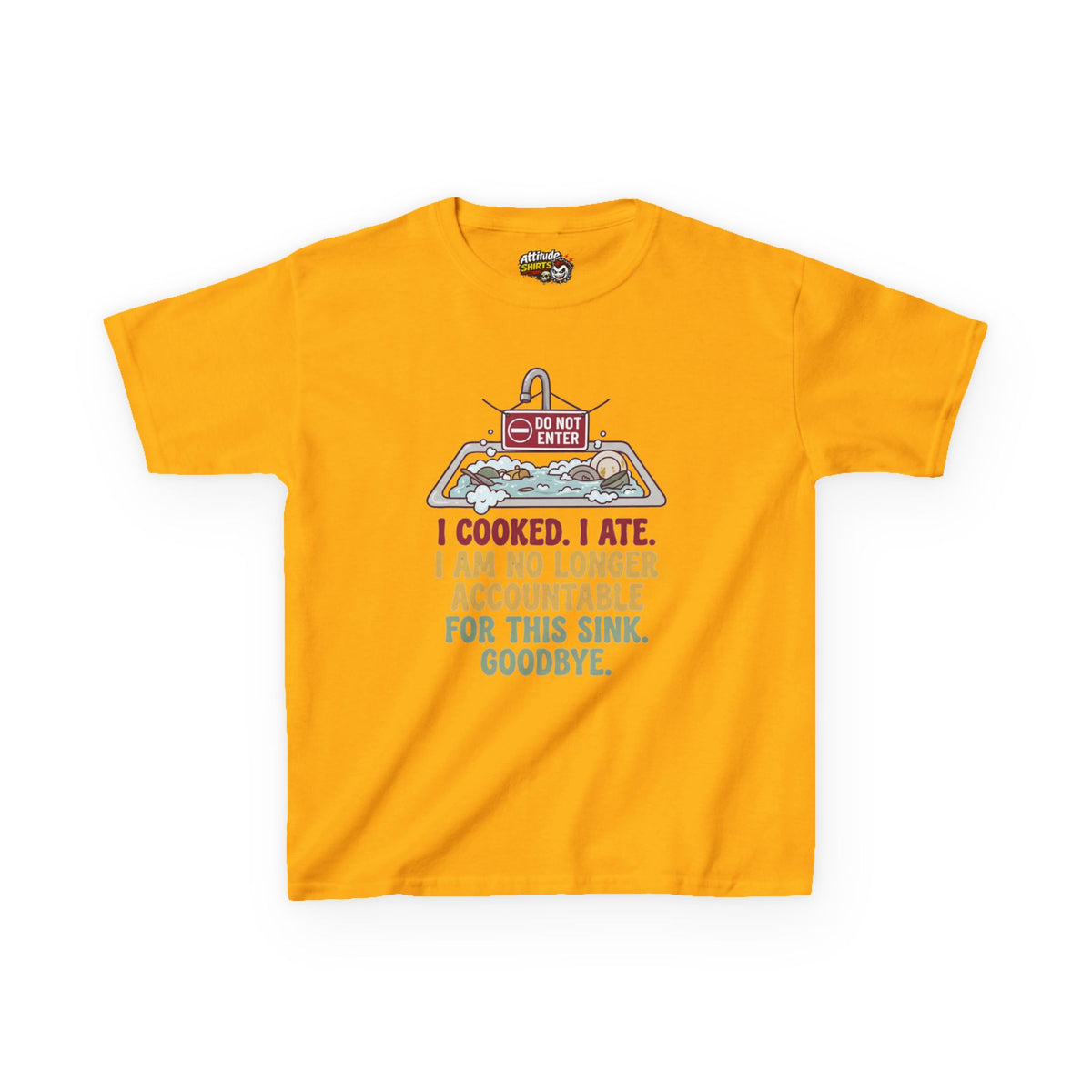 "I Cooked I Ate" Kids Tee