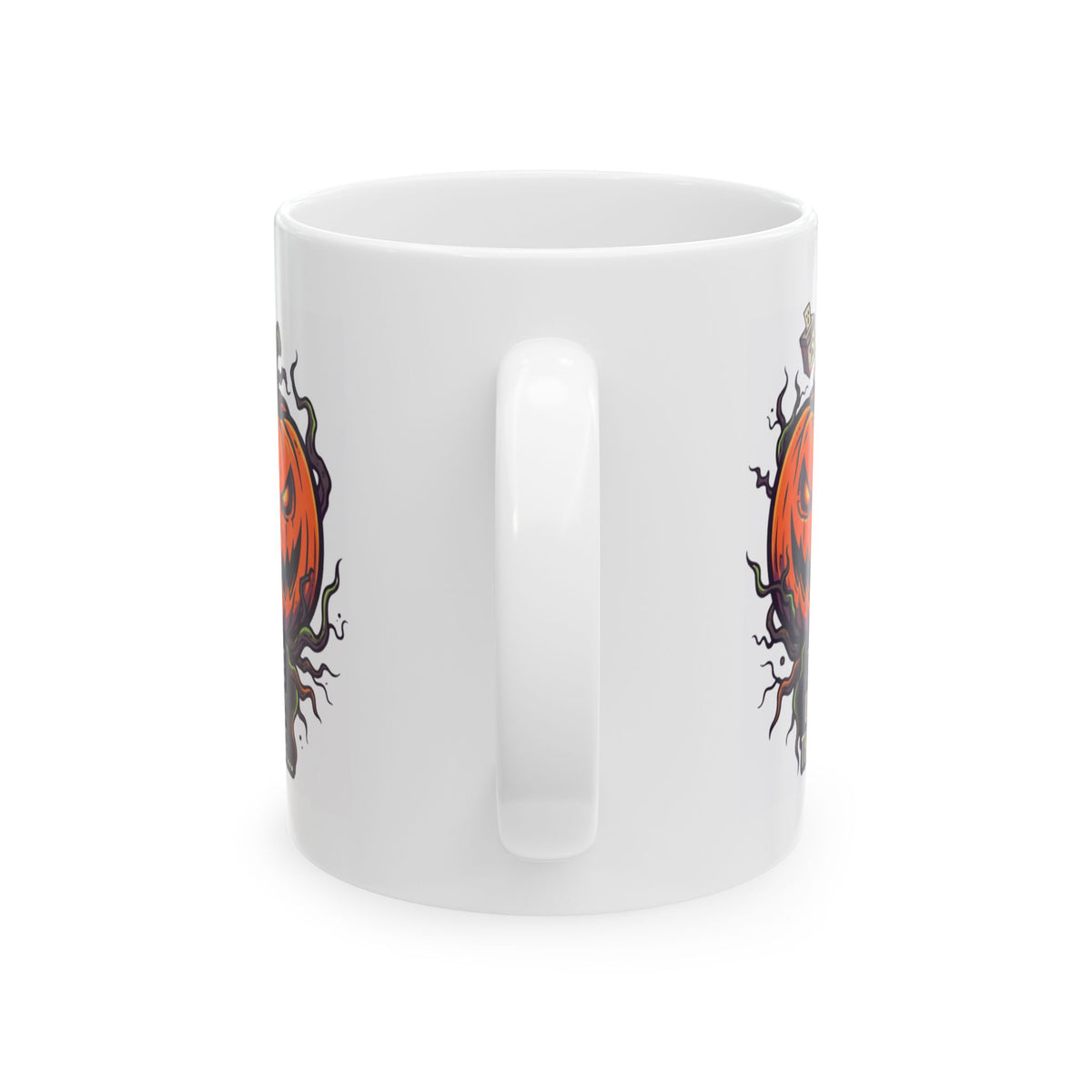 "Current Politics" White Ceramic Mug — Graphic
