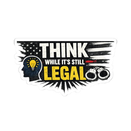 "Think" Sticker — Main