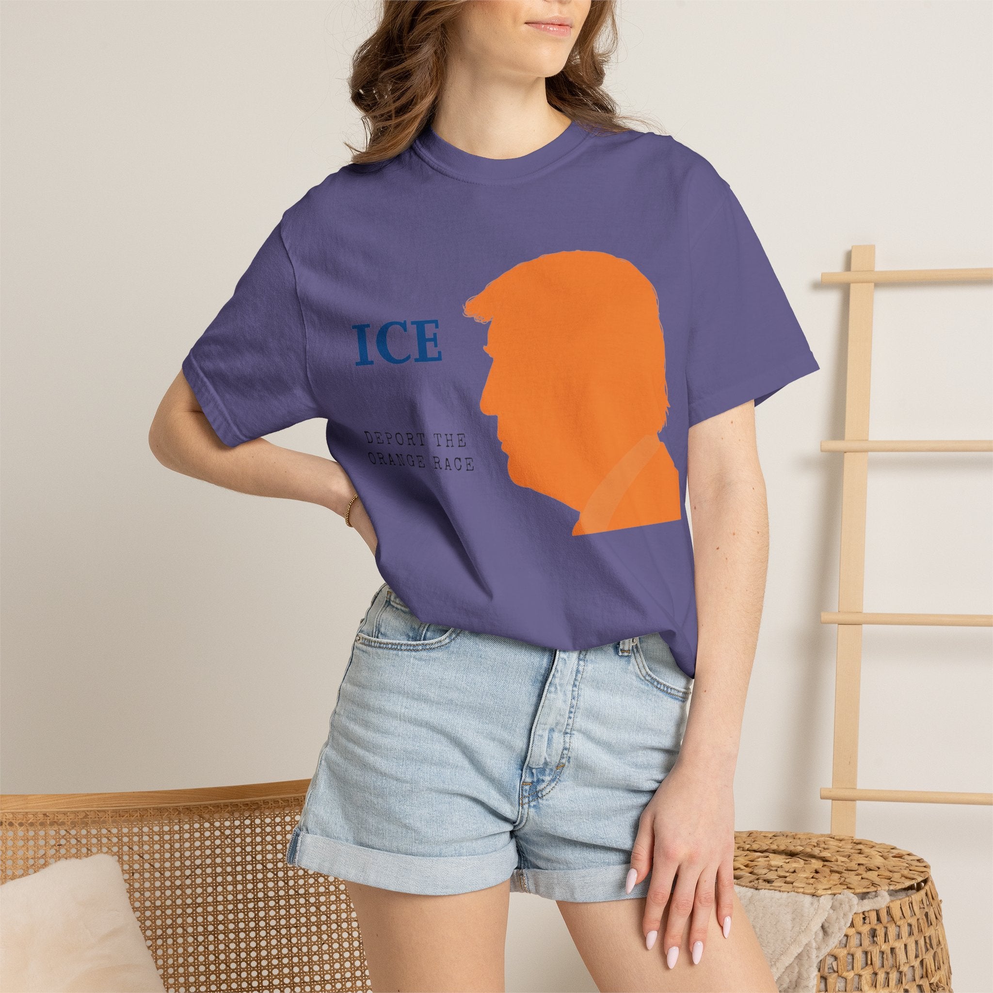 "Deport the Orange Race" Unisex Garment-Dyed T-shirt