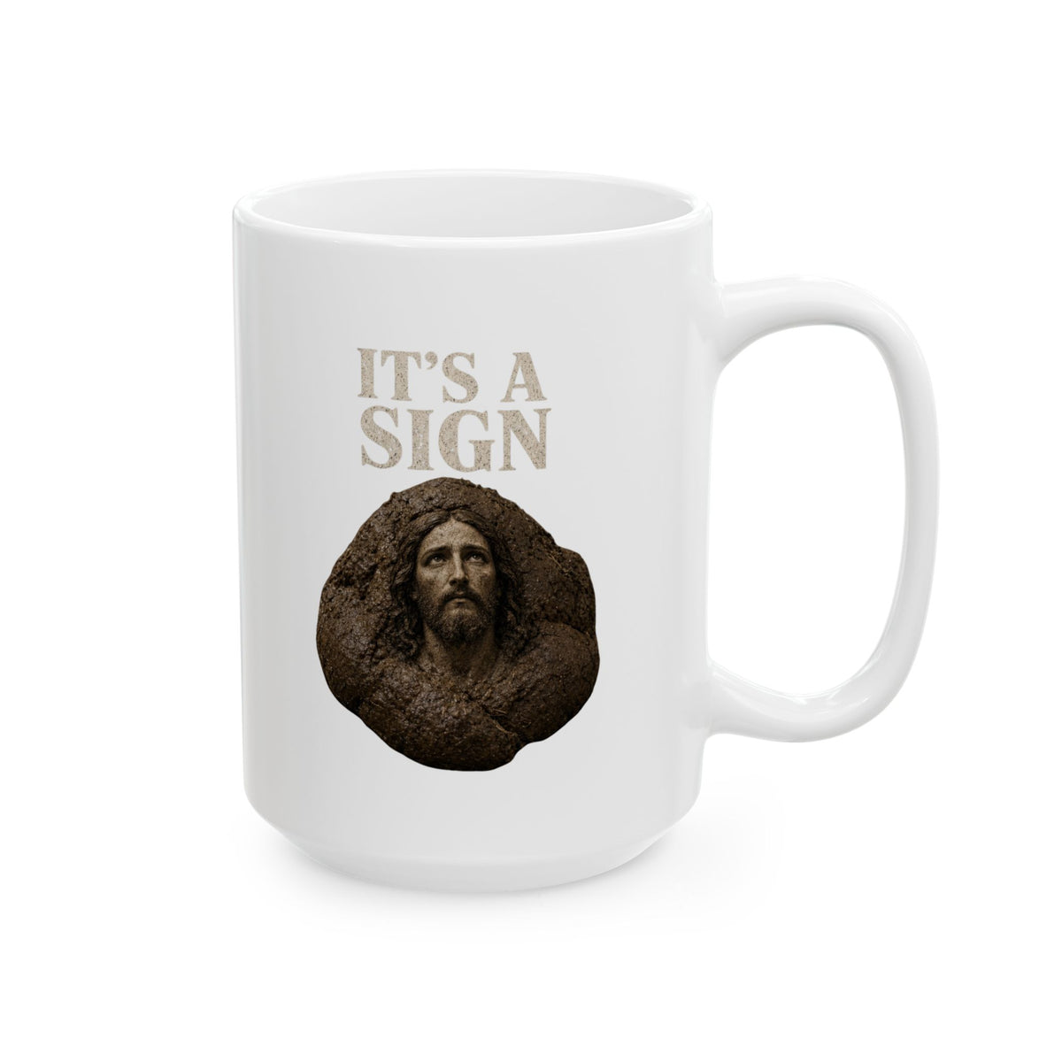 "Good Book Series It's a Sign" White Ceramic Mug — Graphic