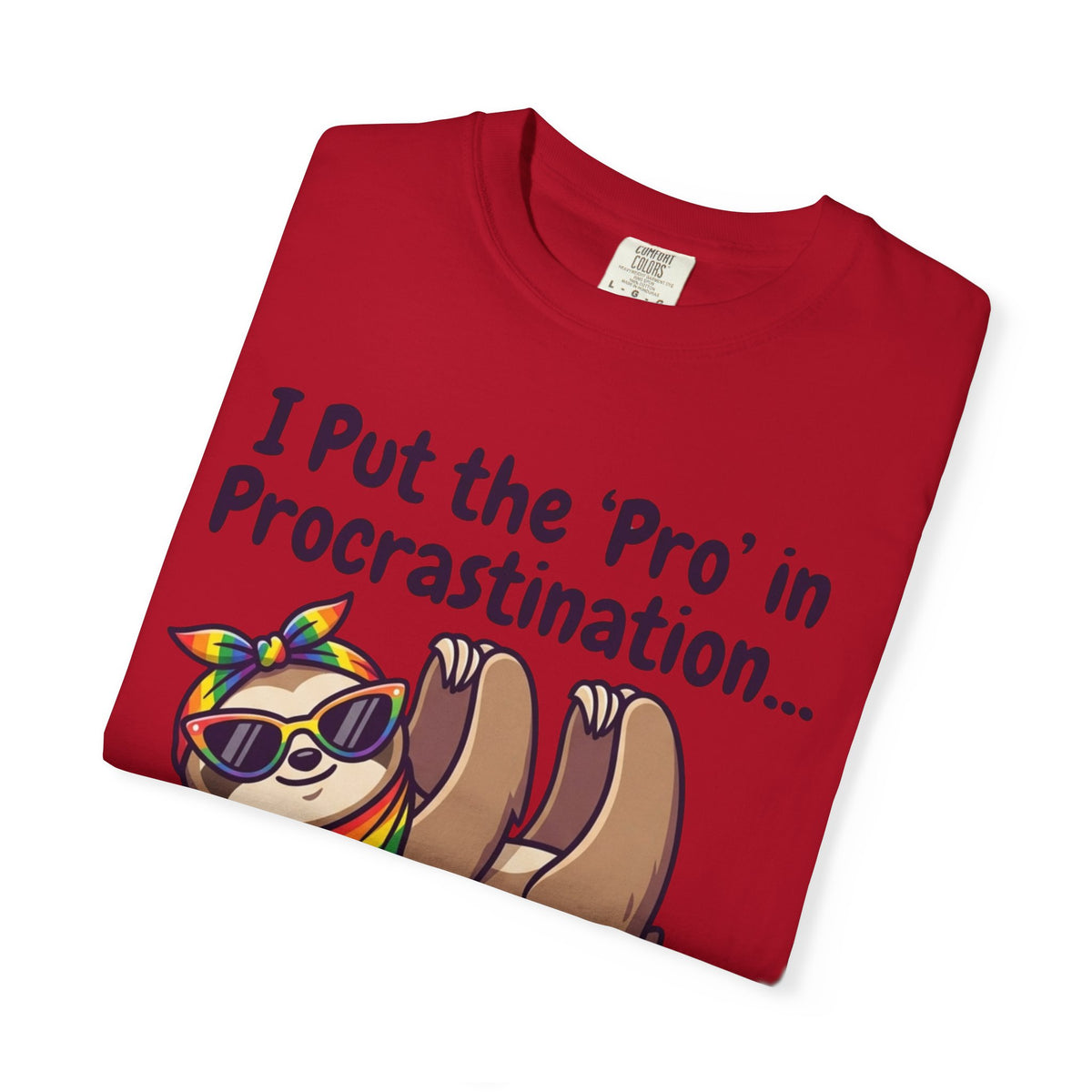 Pro in Problematic Flirting Unisex Garment-Dyed Tee