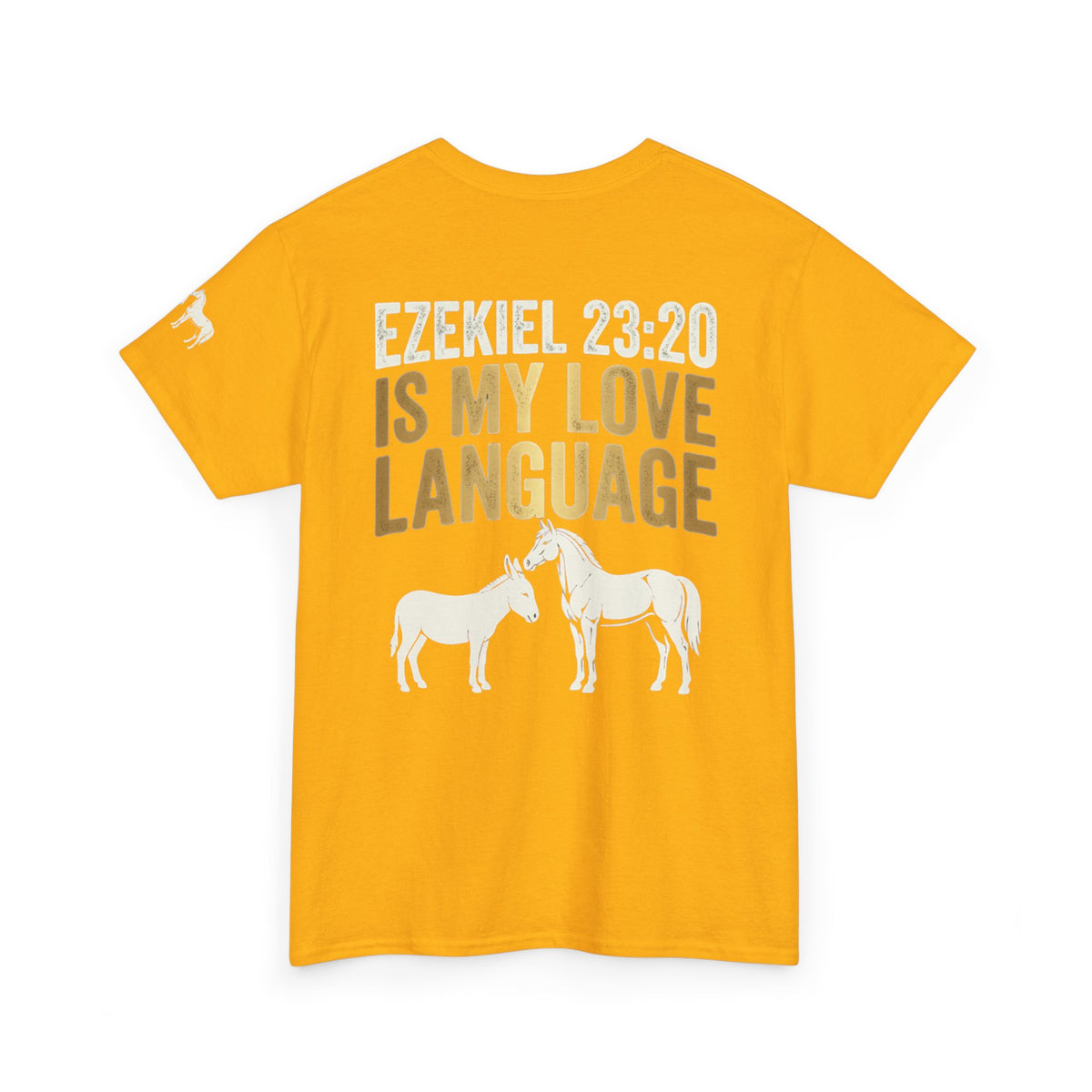 Good Book Series Ezekiel 23 20 Love Language Premium Graphic Tee