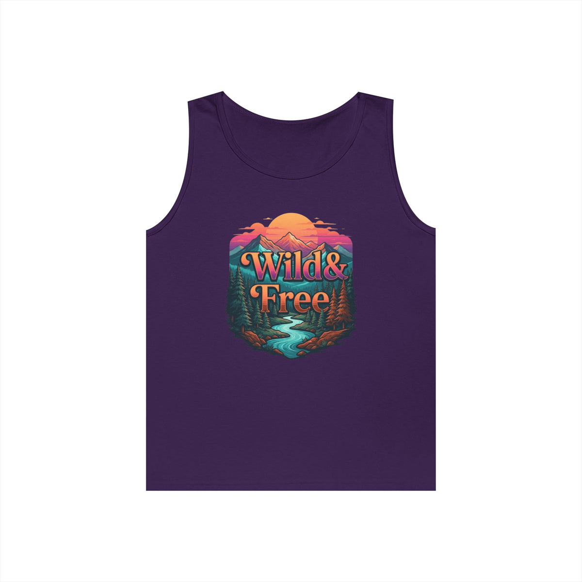 Color: Purple | Wild & Free Tank Top