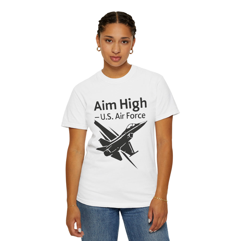 "Aim High" Unisex Garment-Dyed T-shirt