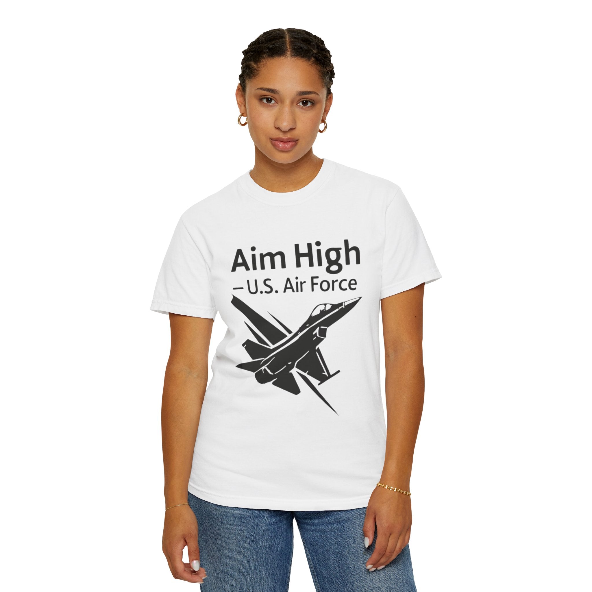 "Aim High" Unisex Garment-Dyed T-shirt