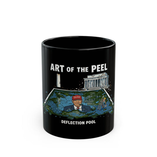 "Art of The Peel" Black Ceramic Mug