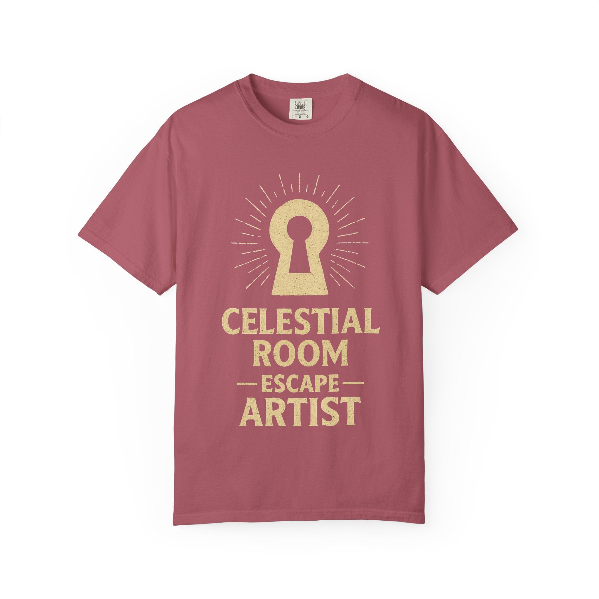 "Celestial Room Escape Artist" Unisex Garment-Dyed T-shirt