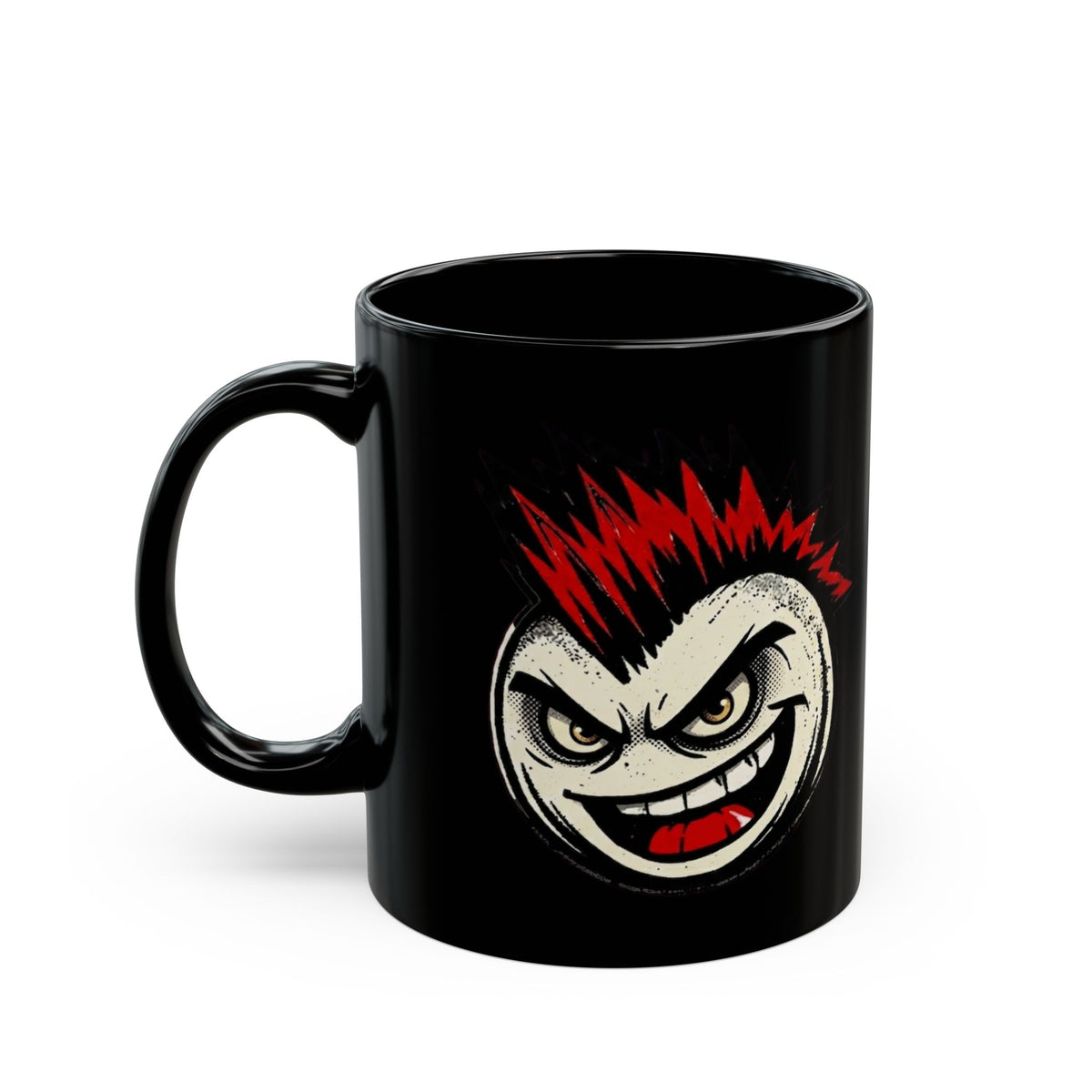 "Hazard" Black Ceramic Mug