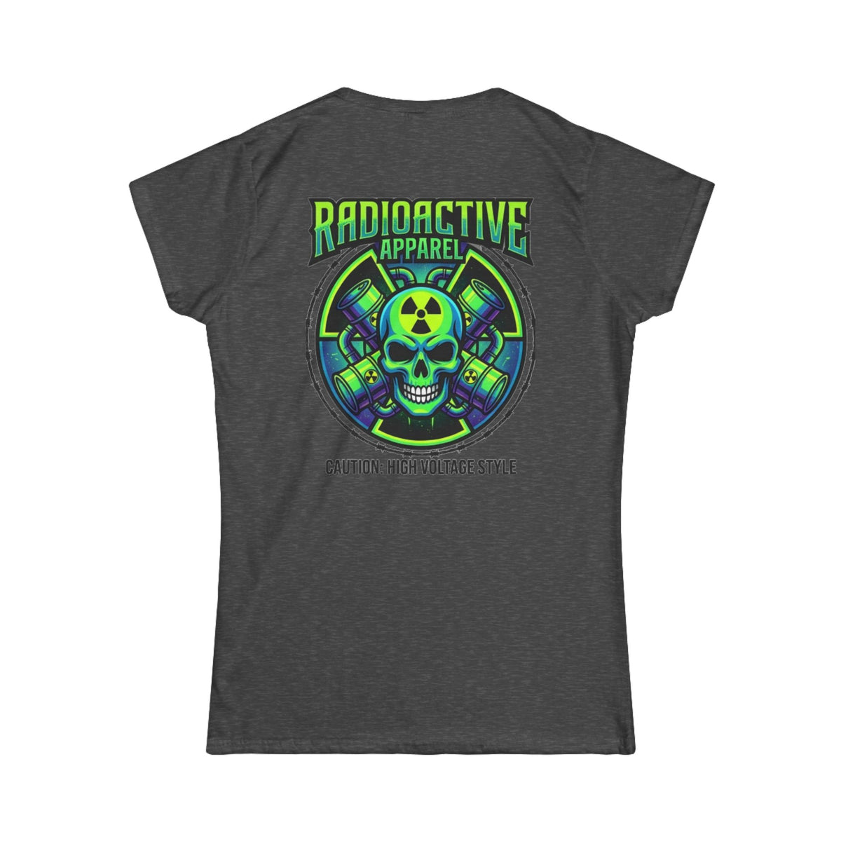 Color: Dark Heather | Radioactive Apparel Women's Tee