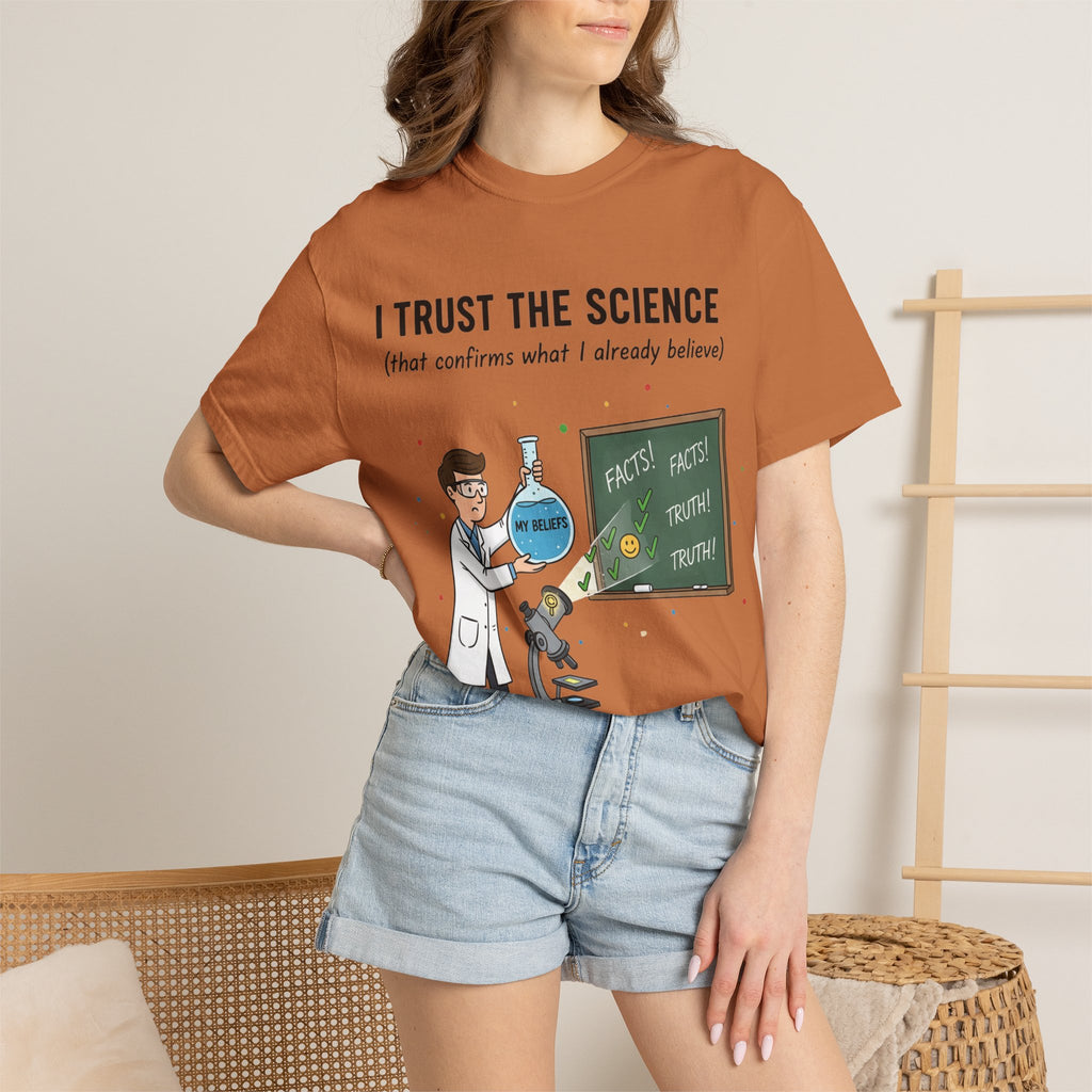 "I Trust The Science" Unisex Garment-Dyed T-shirt