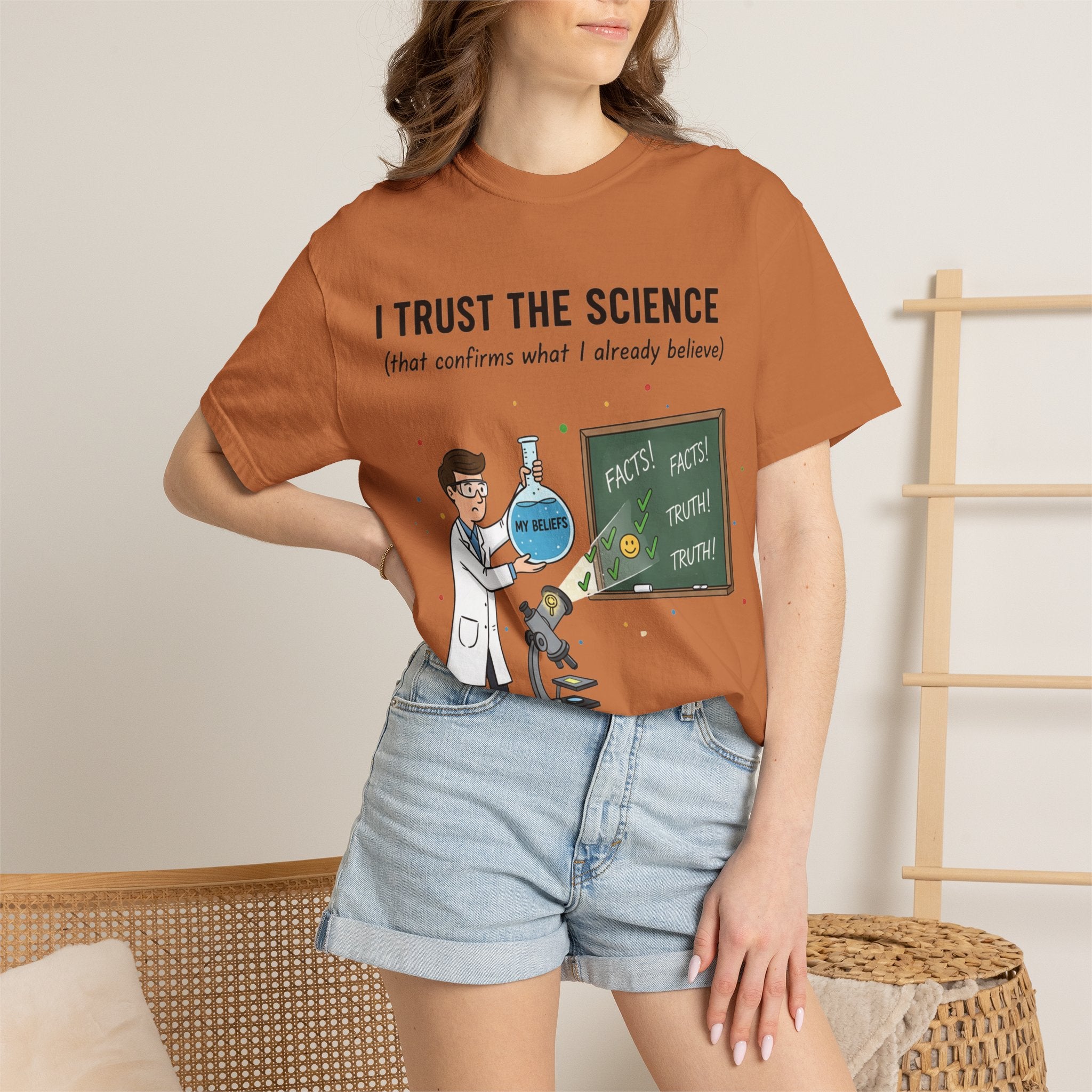 "I Trust The Science" Unisex Garment-Dyed T-shirt