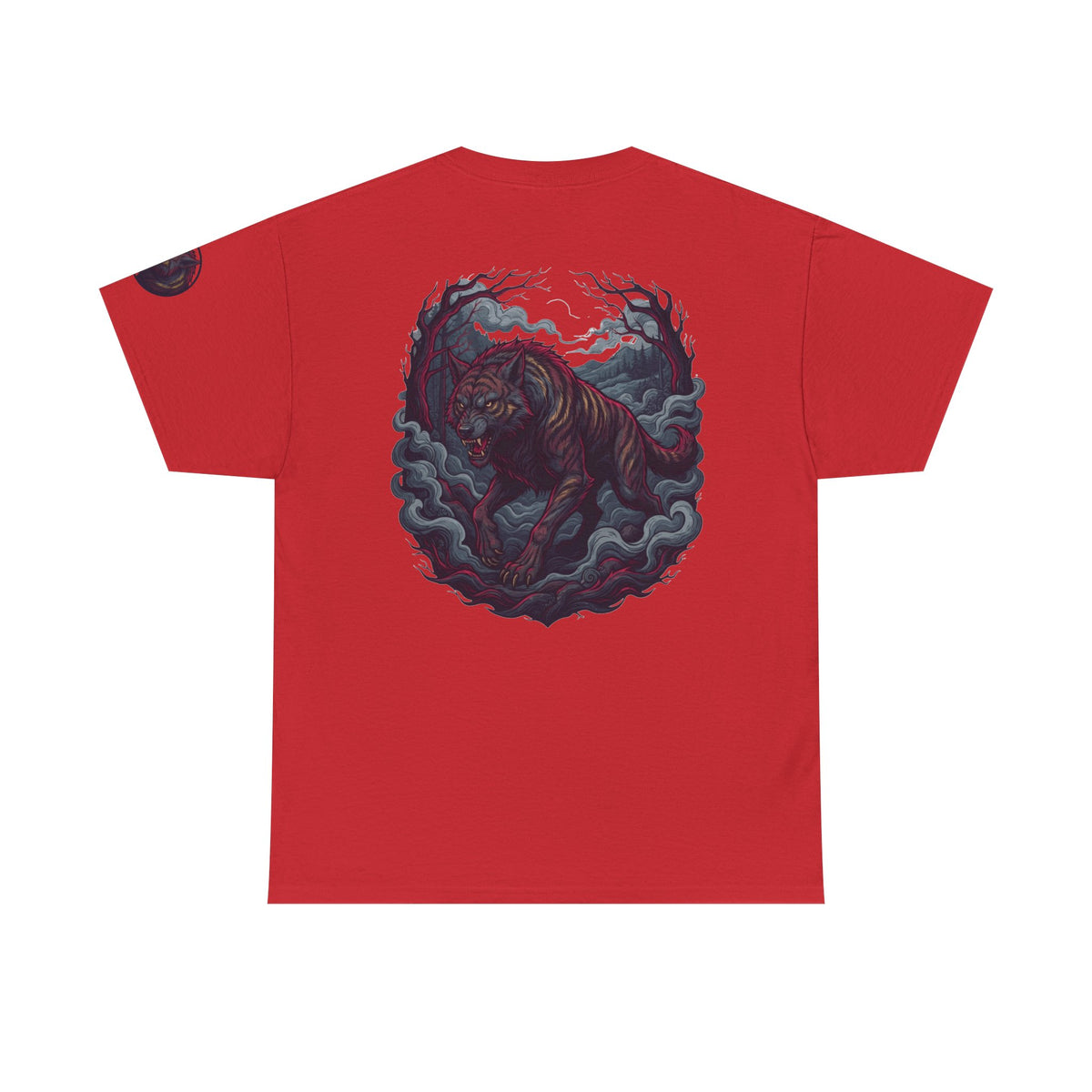 Color: Red | The Beast of Gévaudan (France) Premium Graphic Tee