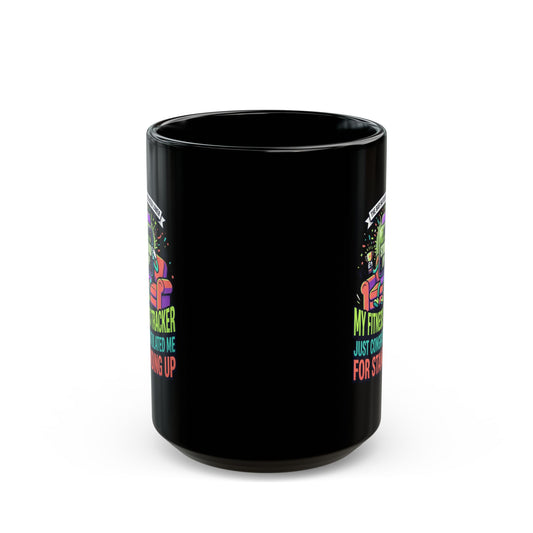 "The Bar Has Never Been Lower" Black Ceramic Mug