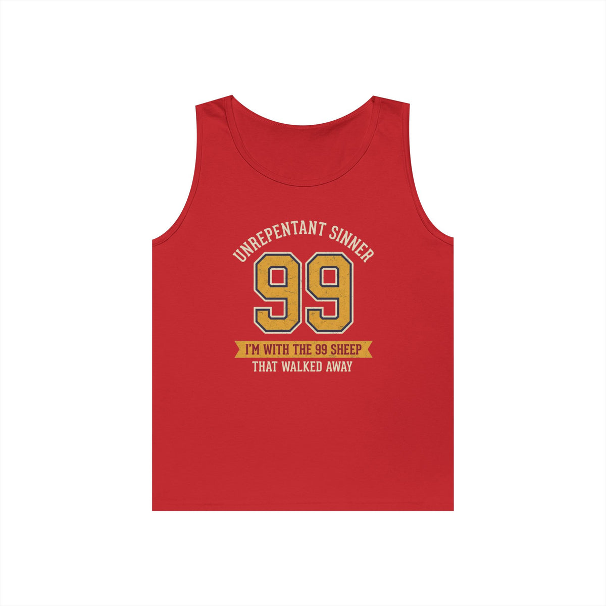"Good Book Series 99 Unrepentant Sinner" Tank Top