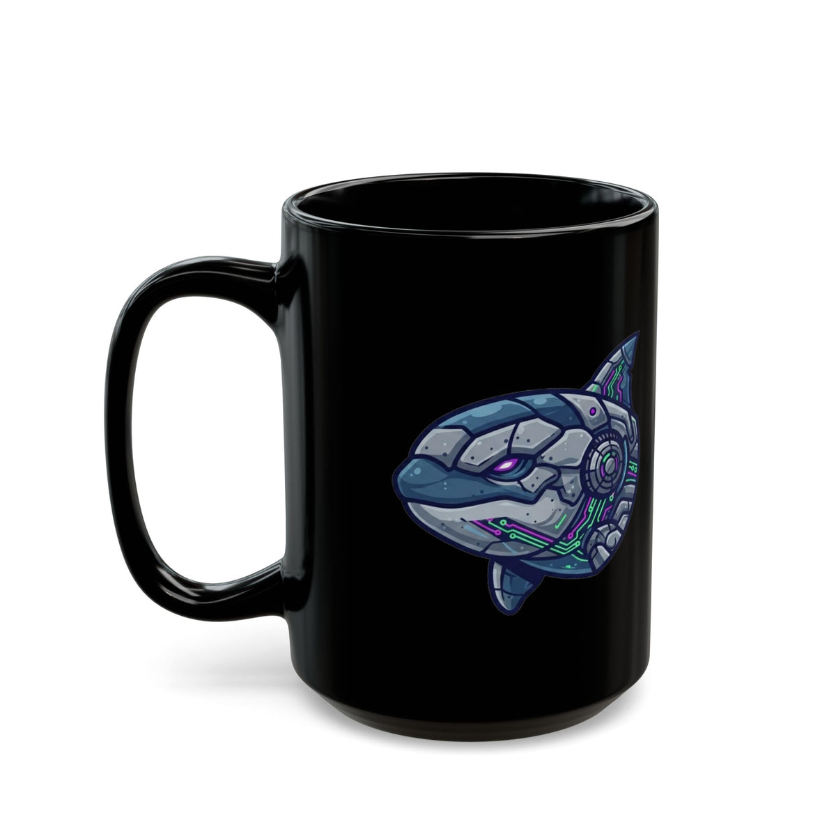 "Killer Whale" Black Ceramic Mug — Graphic