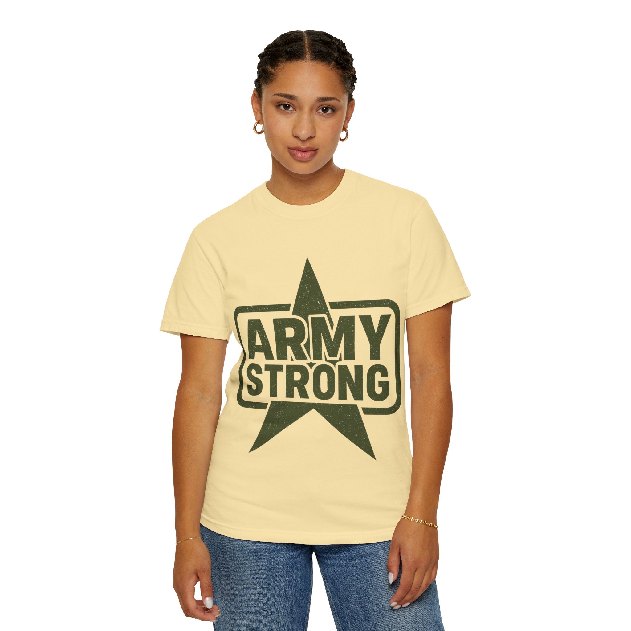 "Army Strong" Unisex Garment-Dyed T-shirt