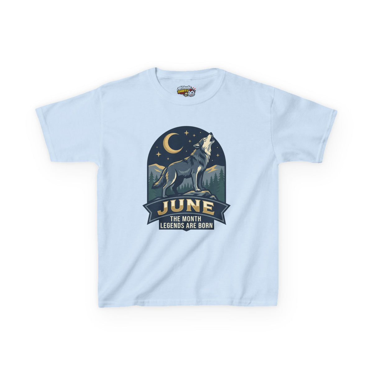 Color: Light Blue | June Legend Kids Tee