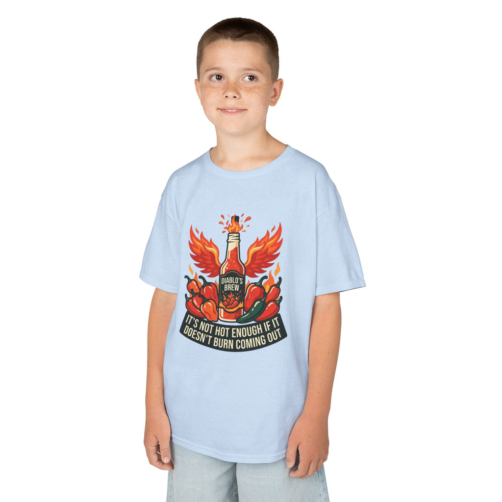 "Burns Coming Out" Kids Tee