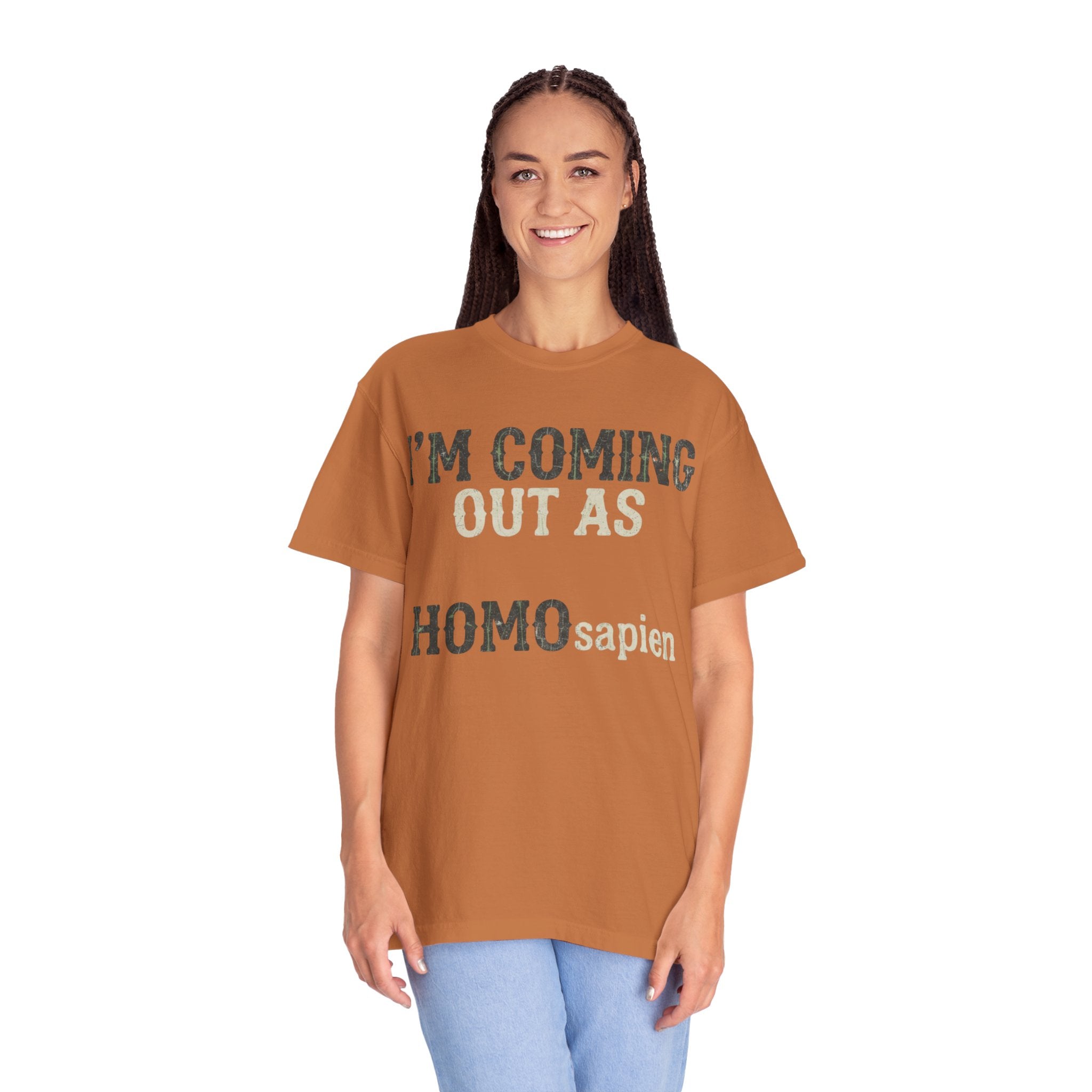 "I'm Coming Out" Unisex Garment-Dyed Tee