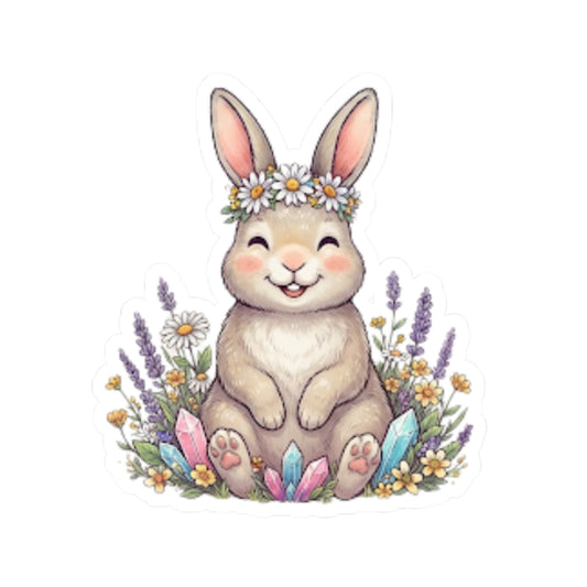 "Hippy Bunny" Sticker — Main