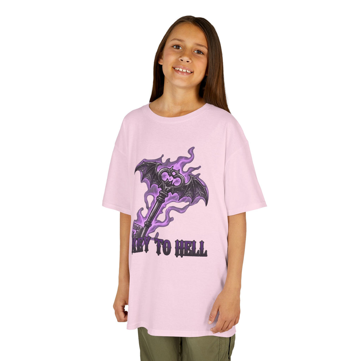 Color: Light Pink | Skeleton Key Kids Tee