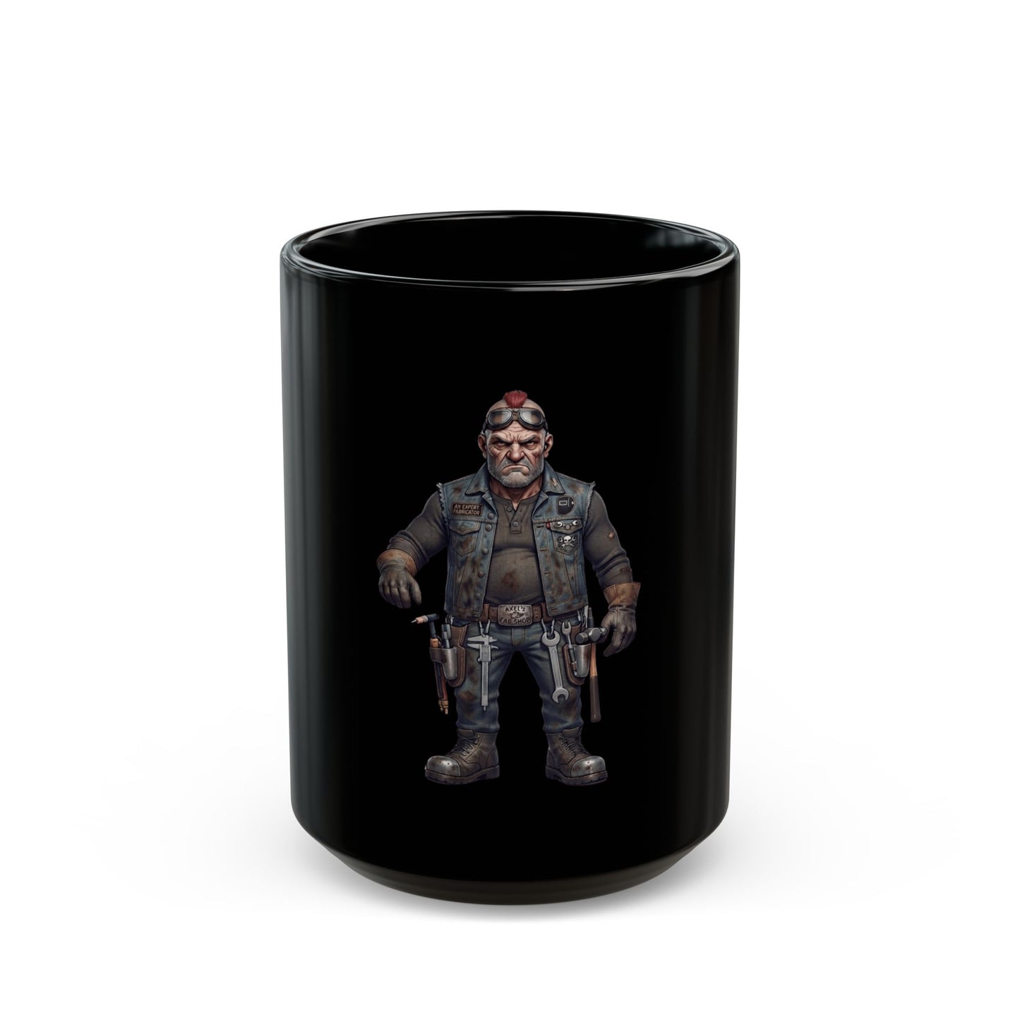 "Axel" Black Ceramic Mug