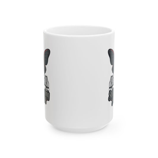 "Mothman (West Virginia, USA)" White Ceramic Mug